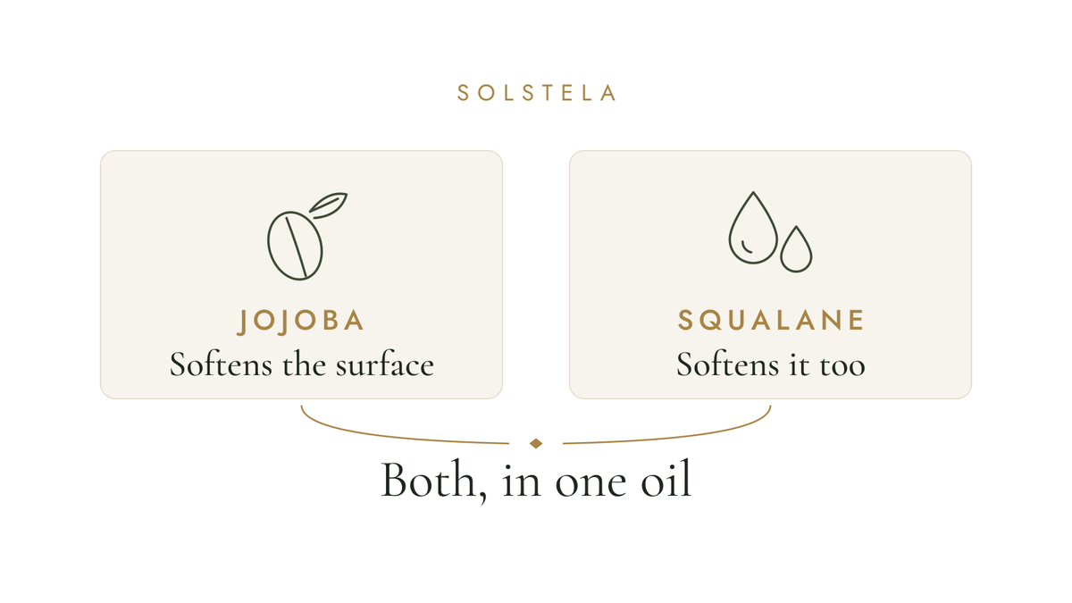 Jojoba and squalane: why they belong in a softening step
