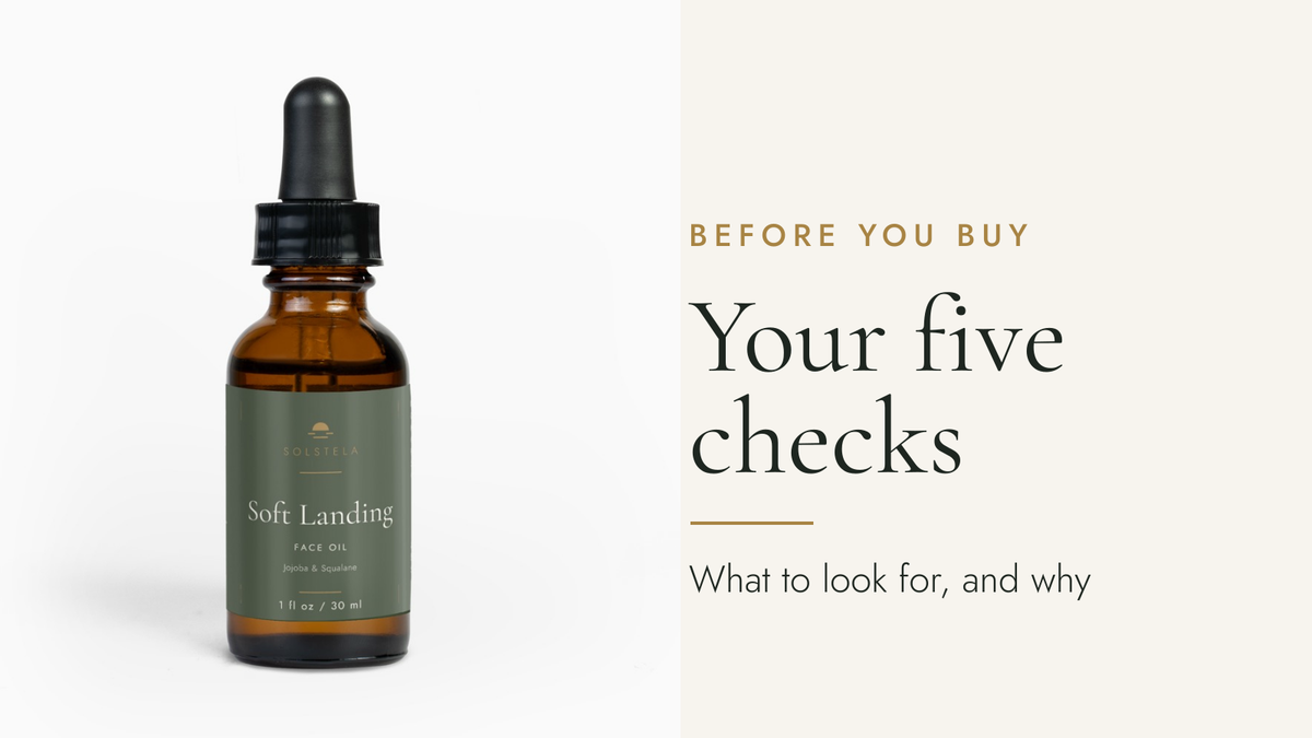 What to check before you buy a face oil
